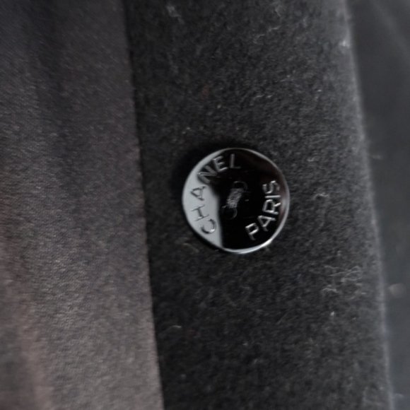 Chanel Duffle Coat Wool Hooded Toggle Jacket - Picture 11 of 12